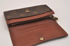 Authentic Louis Vuitton Monogram Porte Monnaie Zip Bifold Wallet M61735 LV 6728J