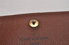 Authentic Louis Vuitton Monogram Porte Monnaie Zip Bifold Wallet M61735 LV 6728J