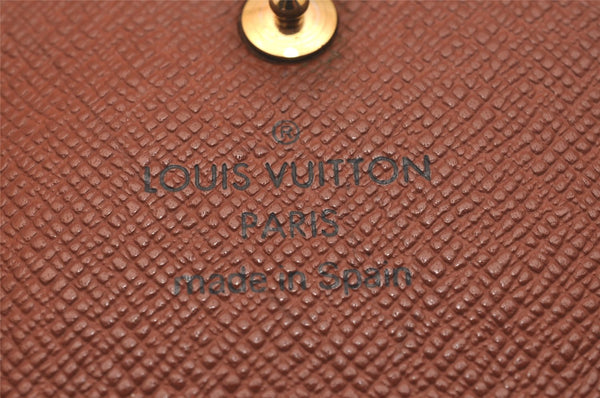 Authentic Louis Vuitton Monogram Porte Monnaie Zip Bifold Wallet M61735 LV 6728J