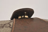 Authentic GUCCI Web Sherry Line Shoulder Cross Bag GG PVC Leather Brown 6729J