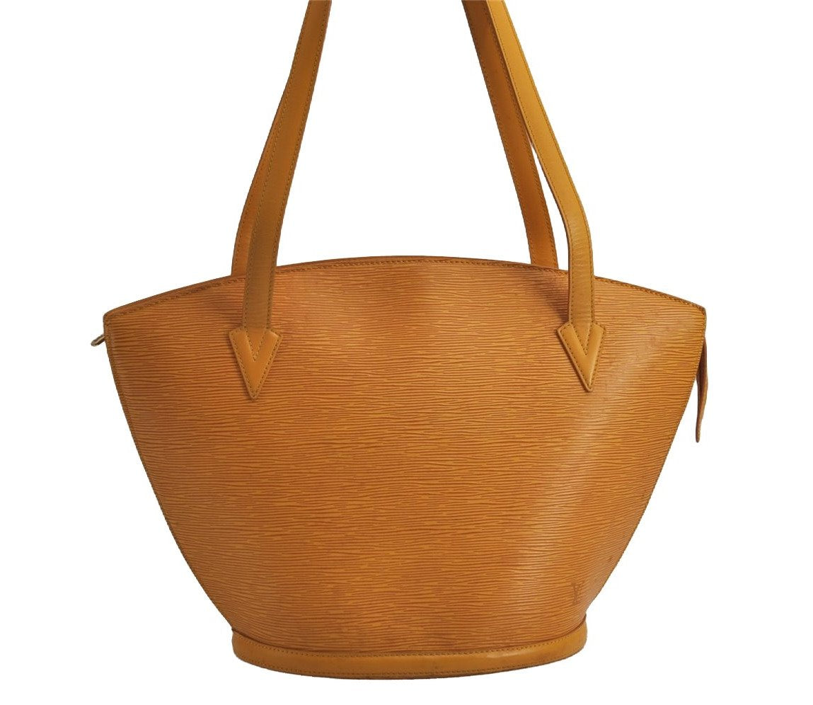 Auth Louis Vuitton Epi Saint Jacques Shopping Shoulder Bag M52269 Yellow 6730J