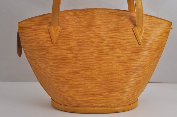 Auth Louis Vuitton Epi Saint Jacques Shopping Shoulder Bag M52269 Yellow 6730J