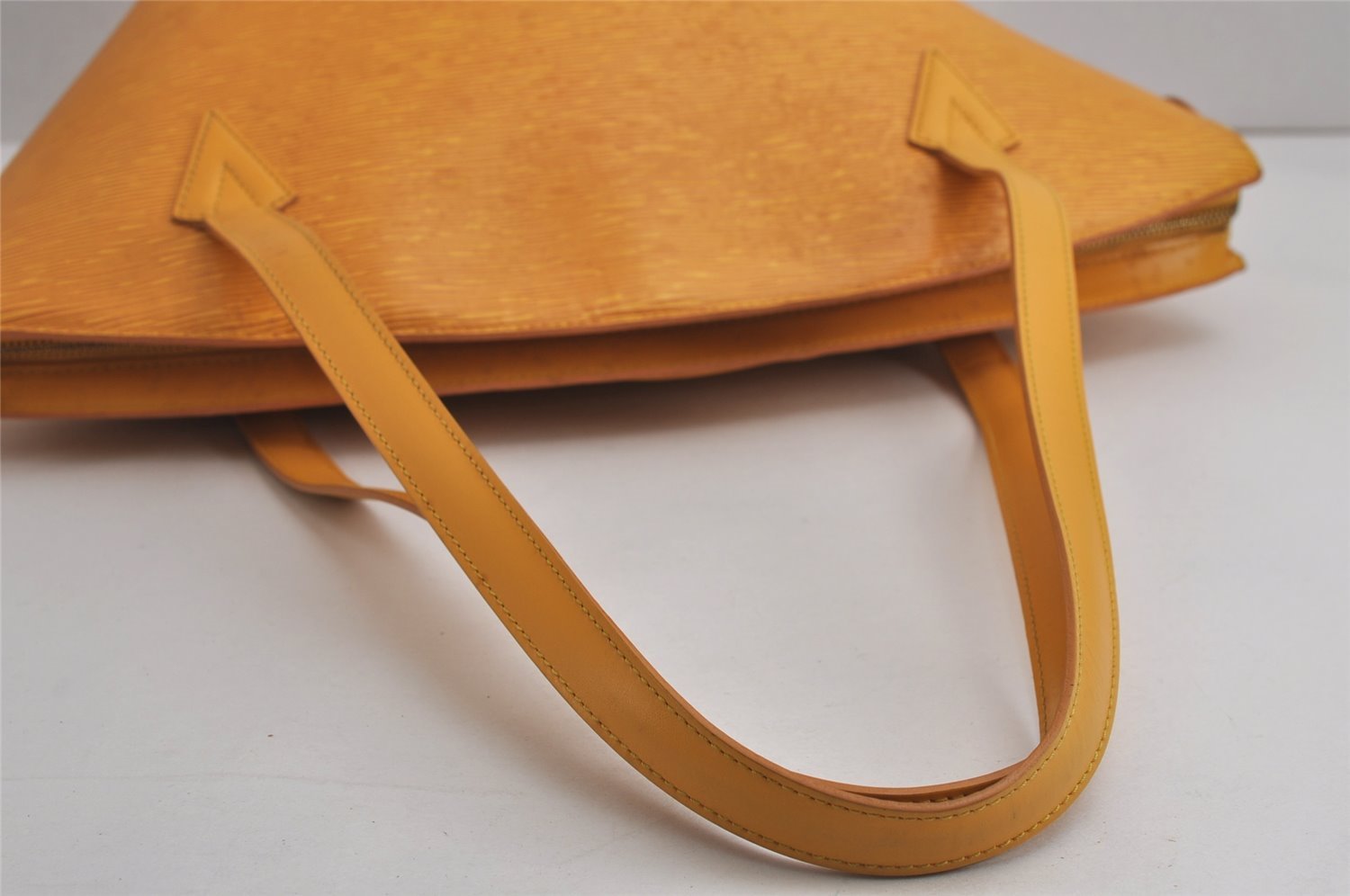 Auth Louis Vuitton Epi Saint Jacques Shopping Shoulder Bag M52269 Yellow 6730J