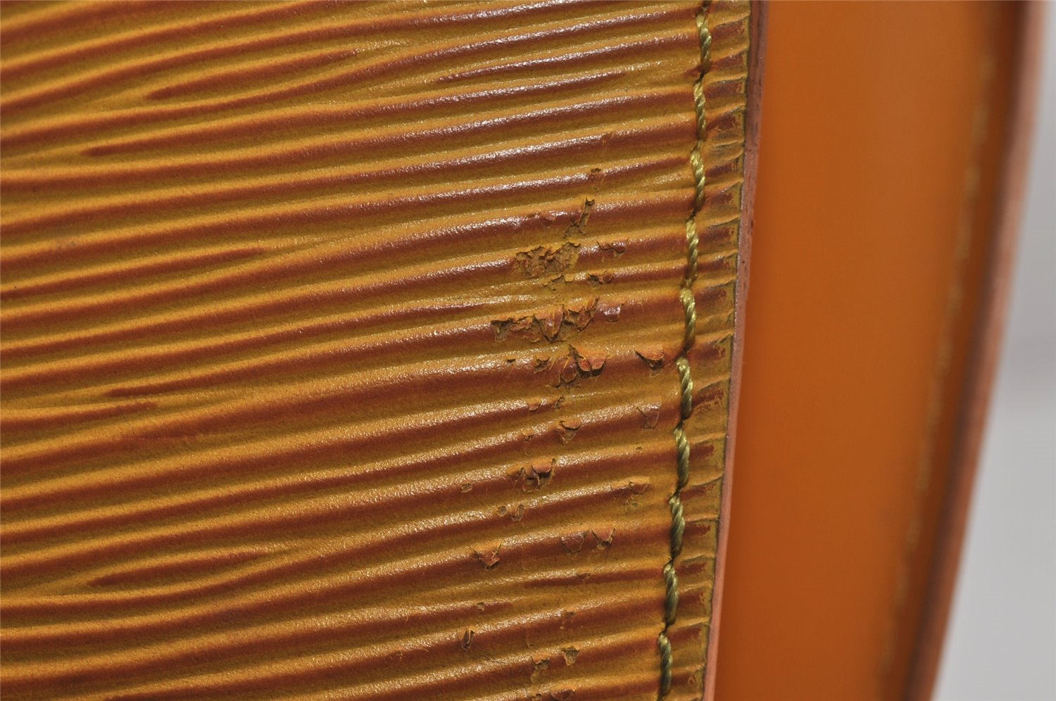 Auth Louis Vuitton Epi Saint Jacques Shopping Shoulder Bag M52269 Yellow 6730J