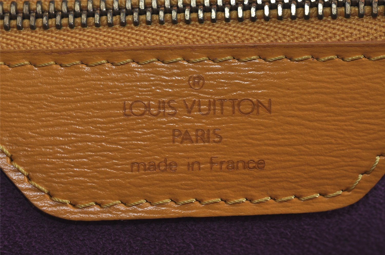 Auth Louis Vuitton Epi Saint Jacques Shopping Shoulder Bag M52269 Yellow 6730J