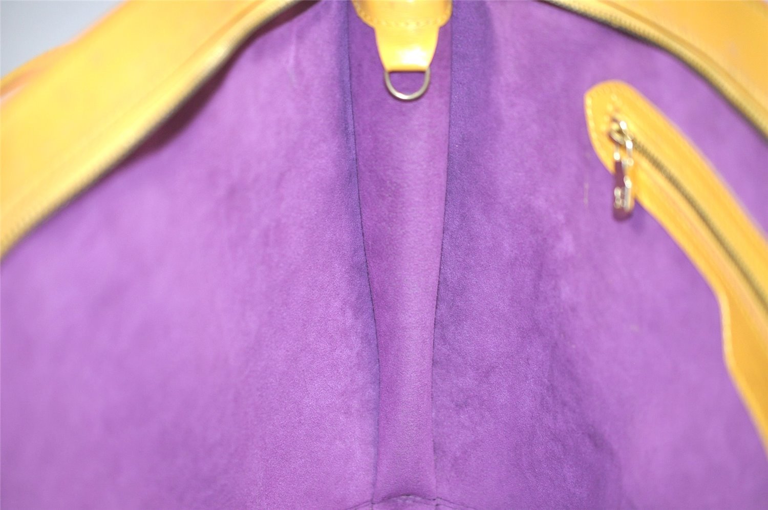 Auth Louis Vuitton Epi Saint Jacques Shopping Shoulder Bag M52269 Yellow 6730J