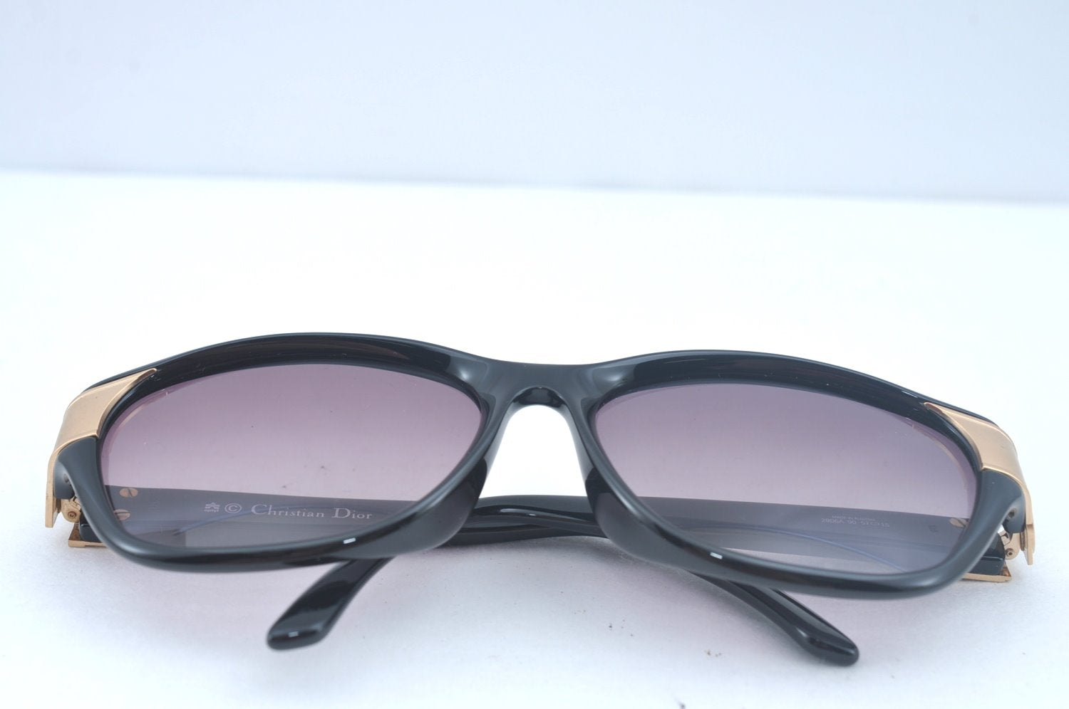 Authentic Christian Dior Vintage Sunglasses 2906A Plastic Black CD 6732J