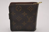 Authentic Louis Vuitton Monogram Compact Zip Bifold Wallet Purse M61667 LV 6734I