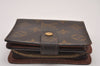 Authentic Louis Vuitton Monogram Compact Zip Bifold Wallet Purse M61667 LV 6734I