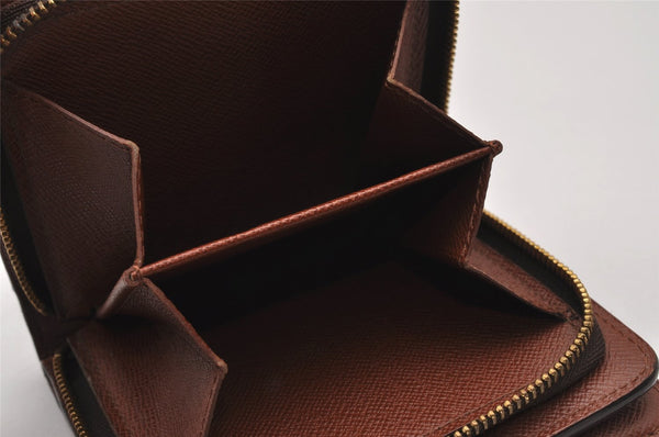 Authentic Louis Vuitton Monogram Compact Zip Bifold Wallet Purse M61667 LV 6734I