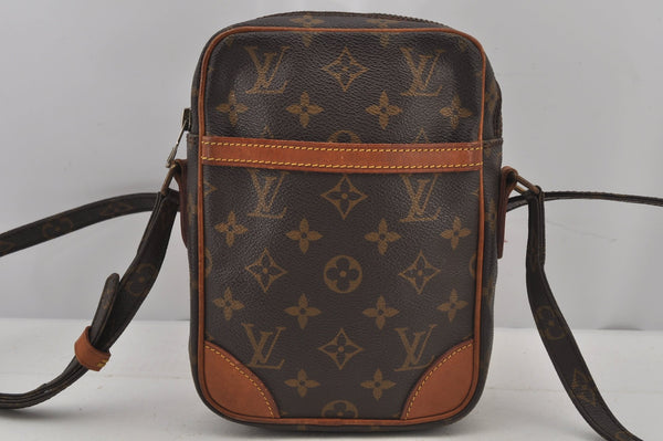 Authentic Louis Vuitton Monogram Danube Shoulder Cross Body Bag M45266 LV 6734J