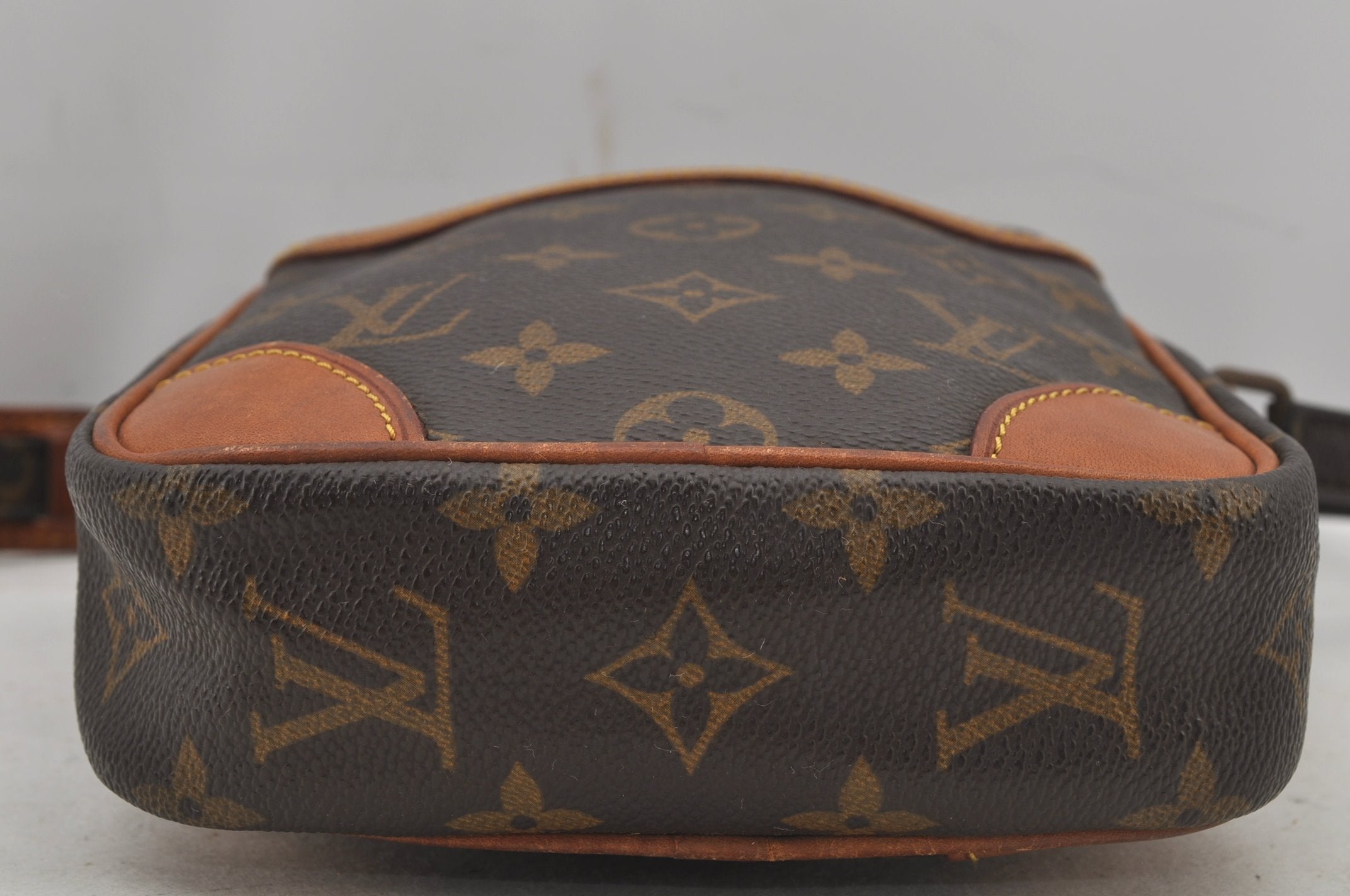 Authentic Louis Vuitton Monogram Danube Shoulder Cross Body Bag M45266 LV 6734J