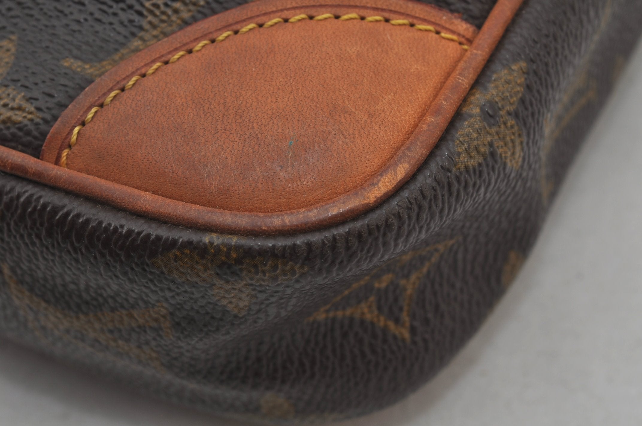 Authentic Louis Vuitton Monogram Danube Shoulder Cross Body Bag M45266 LV 6734J