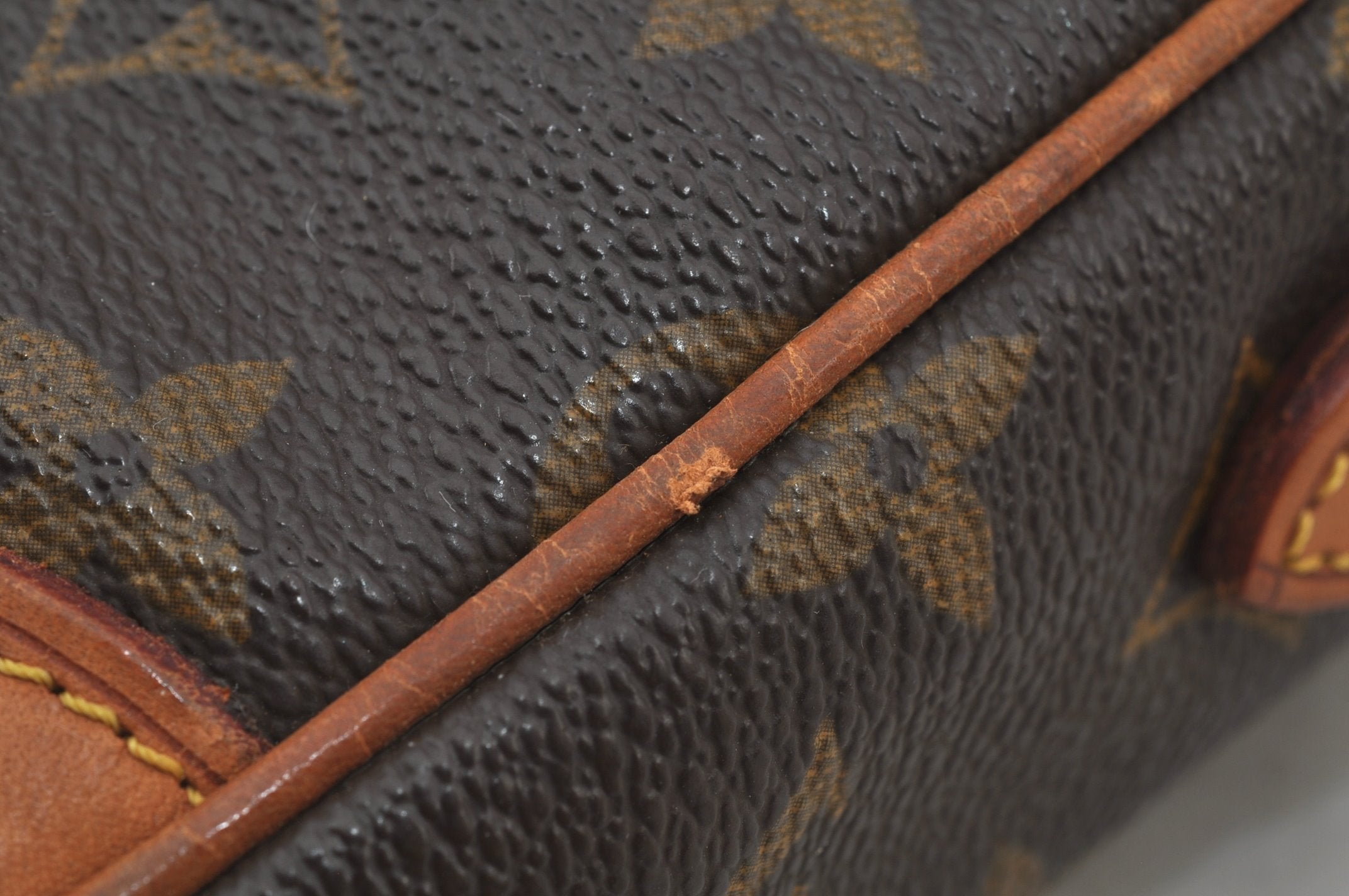 Authentic Louis Vuitton Monogram Danube Shoulder Cross Body Bag M45266 LV 6734J