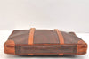 Authentic ETRO Paisley Briefcase Business Bag PVC Leather Bordeaux Junk 6734K