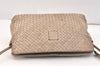 Authentic FENDI Vintage Shoulder Cross Body Bag Purse Leather Beige 6735K