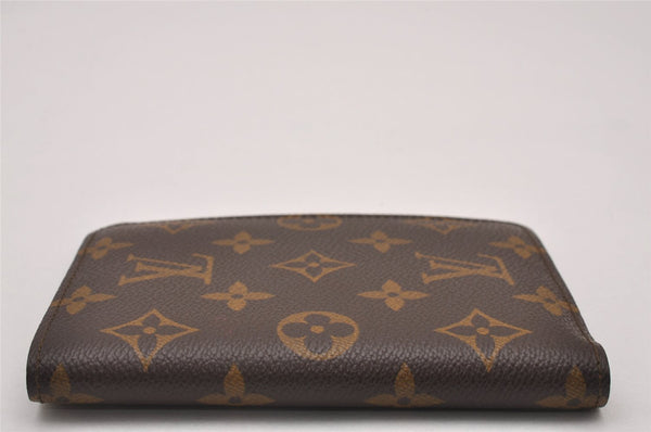 Authentic Louis Vuitton Monogram Bifold Wallet Pass Case Purse Brown LV 6736I