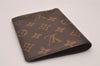 Authentic Louis Vuitton Monogram Bifold Wallet Pass Case Purse Brown LV 6736I