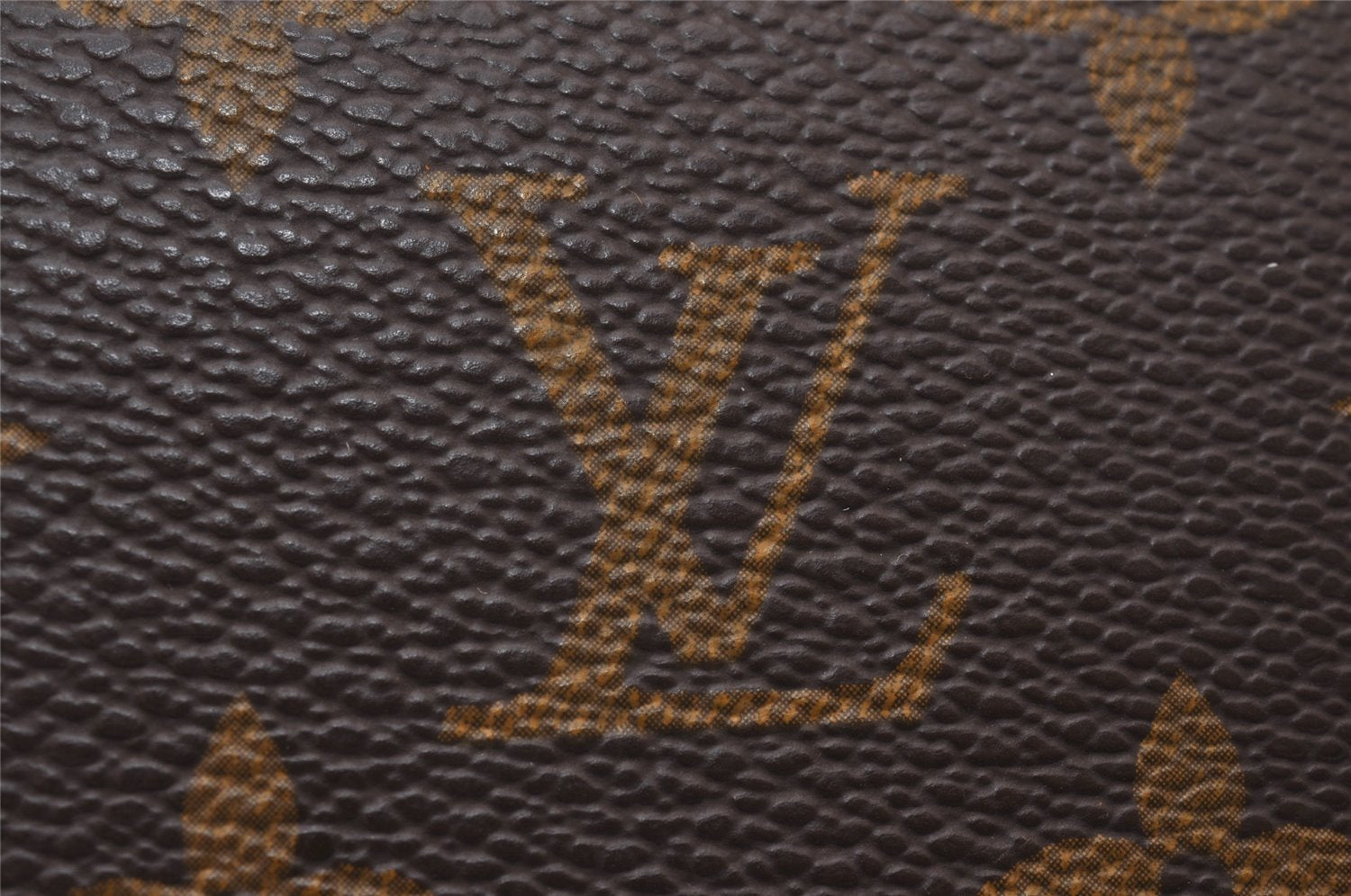 Authentic Louis Vuitton Monogram Bifold Wallet Pass Case Purse Brown LV 6736I