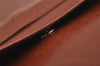 Authentic Louis Vuitton Monogram Bifold Wallet Pass Case Purse Brown LV 6736I