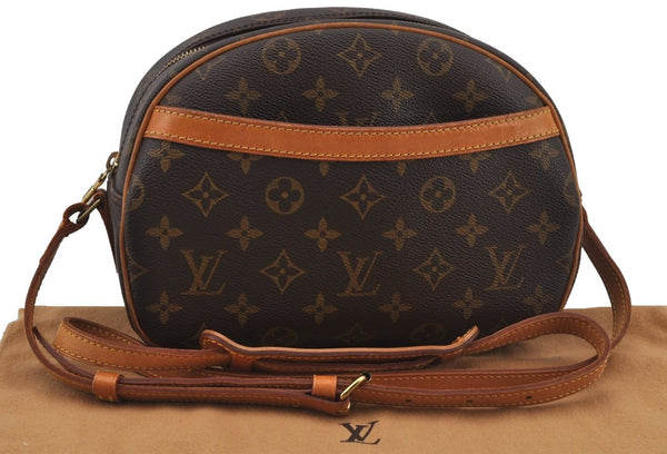 Authentic Louis Vuitton Monogram Blois Shoulder Cross Body Bag M51221 LV 6736J