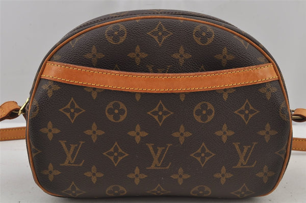Authentic Louis Vuitton Monogram Blois Shoulder Cross Body Bag M51221 LV 6736J