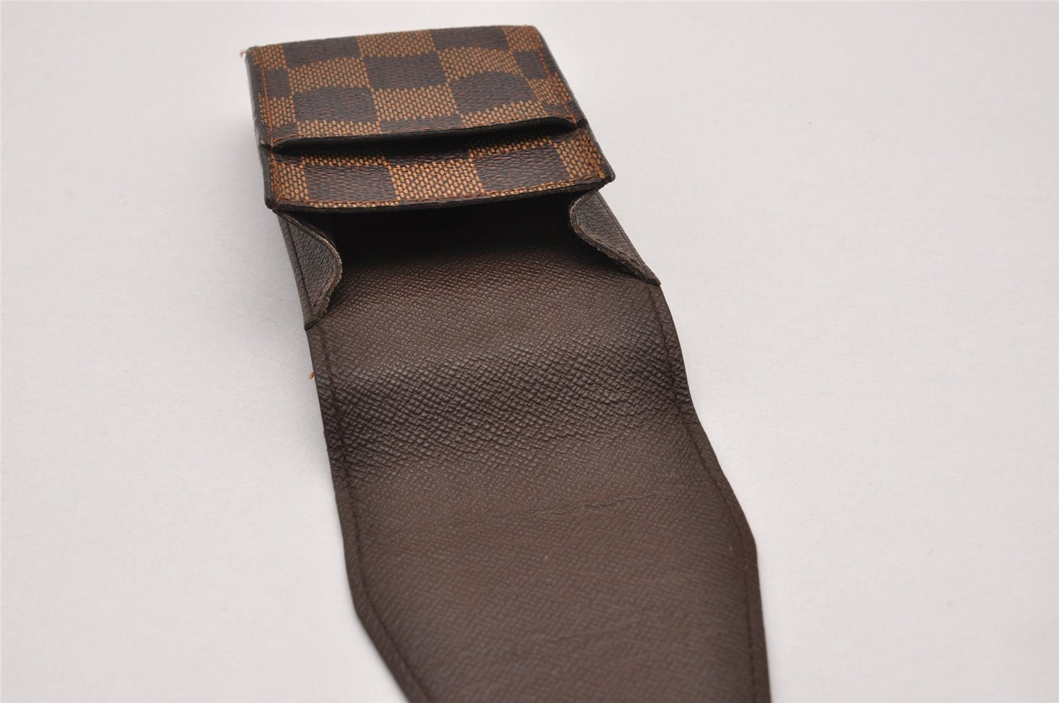 Authentic Louis Vuitton Damier Etui Cigarette Case N63024 LV 6738I