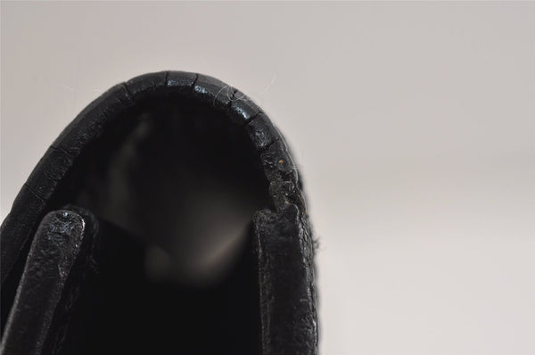 Authentic Louis Vuitton Epi Montaigne 23 Clutch Hand Bag Black M52662 LV 6738J