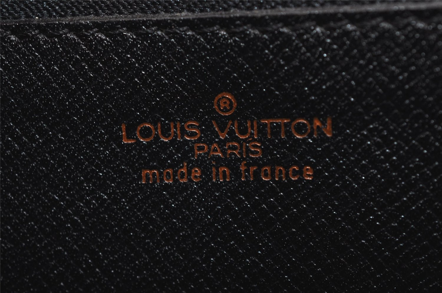 Authentic Louis Vuitton Epi Montaigne 23 Clutch Hand Bag Black M52662 LV 6738J