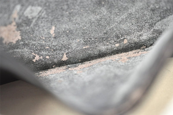 Authentic Louis Vuitton Epi Montaigne 23 Clutch Hand Bag Black M52662 LV 6738J