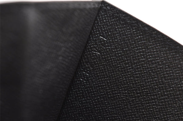 Authentic Louis Vuitton Epi Montaigne 23 Clutch Hand Bag Black M52662 LV 6738J