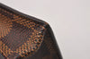 Authentic Louis Vuitton Damier Etui Lunettes Simple Glasses Case N62964 LV 6739I