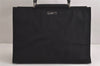 Authentic GUCCI Vintage Shoulder Hand Bag Nylon Leather Black 6740J