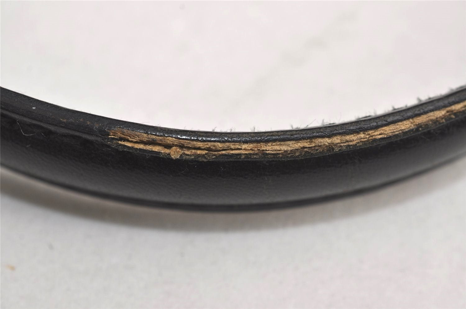 Authentic GUCCI Vintage Shoulder Hand Bag Nylon Leather Black 6740J