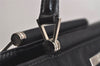 Authentic GUCCI Vintage Shoulder Hand Bag Nylon Leather Black 6740J