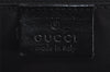 Authentic GUCCI Vintage Shoulder Hand Bag Nylon Leather Black 6740J