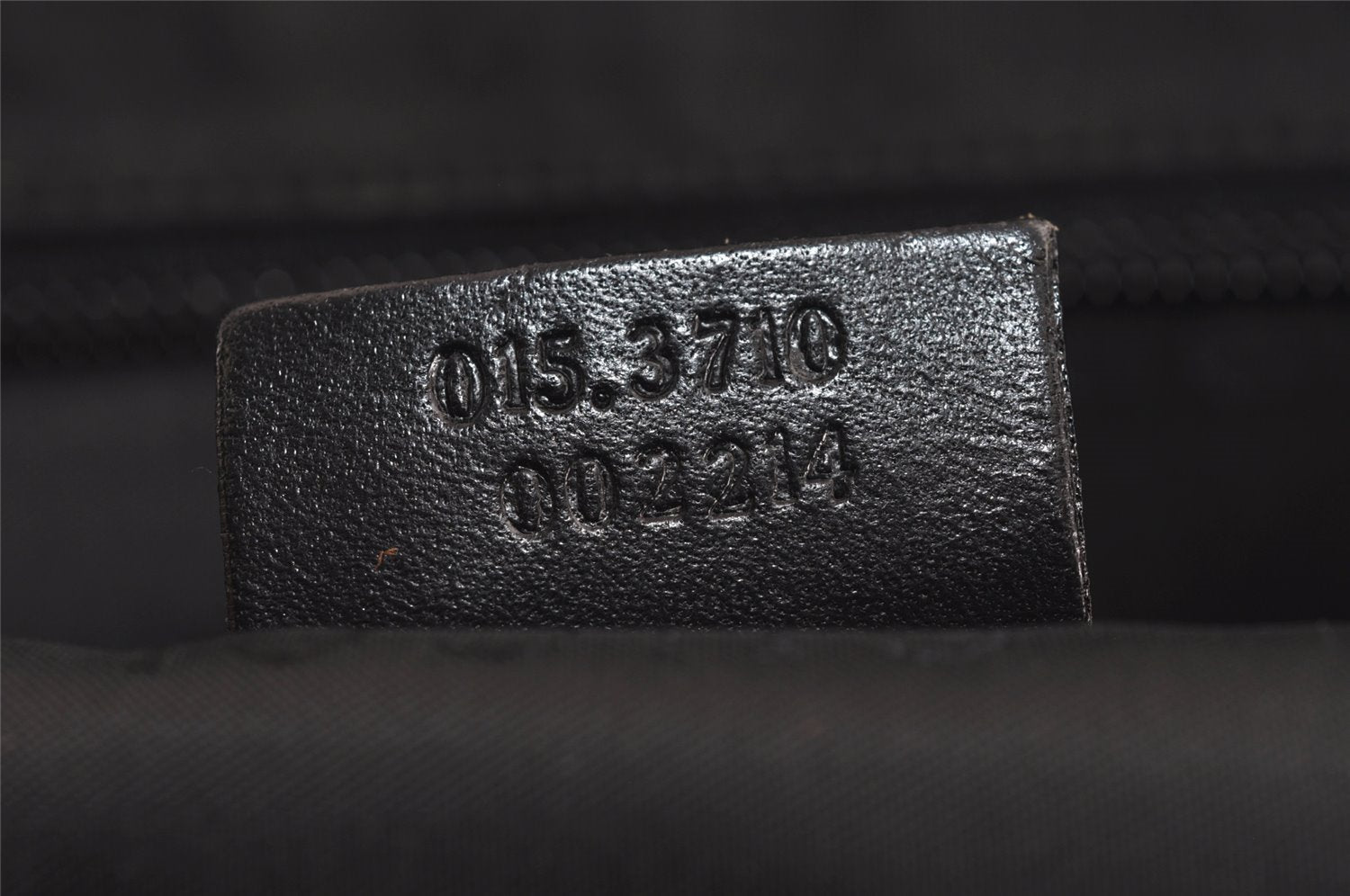 Authentic GUCCI Vintage Shoulder Hand Bag Nylon Leather Black 6740J