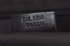 Authentic GUCCI Vintage Shoulder Hand Bag Nylon Leather Black 6740J