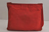 Authentic PRADA Nylon Tessuto Leather Shoulder Cross Body Bag Red 6742J