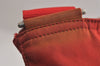 Authentic PRADA Nylon Tessuto Leather Shoulder Cross Body Bag Red 6742J