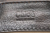 Authentic Chloe Vintage Paddington Leather Shoulder Hand Bag Silver 6743J