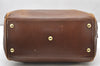 Authentic SAINT LAURENT Duffle 6 2Way Shoulder Hand Bag Leather Brown 6747K