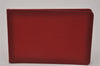 Authentic Louis Vuitton Epi Porte Tresor Etui Papier Wallet Red M63717 LV 6748I