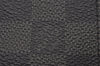 Authentic Louis Vuitton Vintage Damier Graphite Pouch Purse Black 6750I