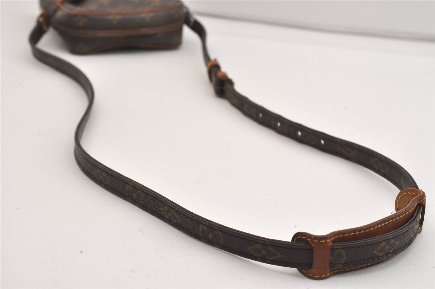 Authentic Louis Vuitton Monogram Danube Shoulder Cross Body Bag M45266 LV 6750J