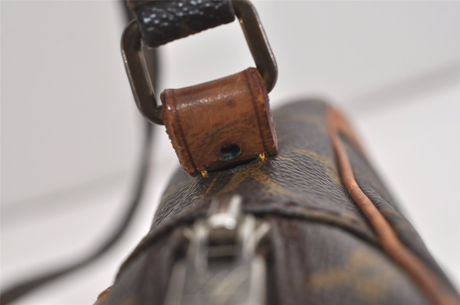 Authentic Louis Vuitton Monogram Danube Shoulder Cross Body Bag M45266 LV 6750J