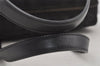 Authentic CHANEL New Travel Line Hand Boston Bag Purse Nylon Leather Black 6751J