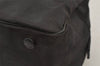 Authentic CHANEL New Travel Line Hand Boston Bag Purse Nylon Leather Black 6751J