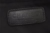 Authentic CHANEL New Travel Line Hand Boston Bag Purse Nylon Leather Black 6751J