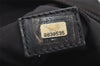 Authentic CHANEL New Travel Line Hand Boston Bag Purse Nylon Leather Black 6751J